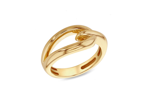 9ct Yellow Gold Open Link Ring