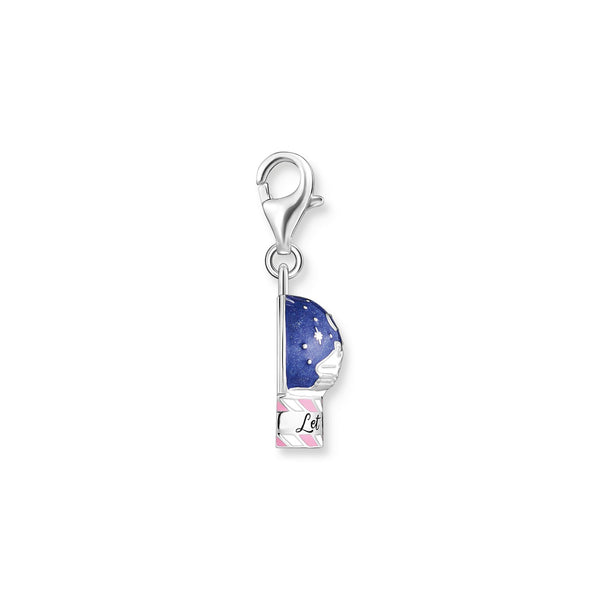 THOMAS SABO Silver Blackened Snowball Charm
