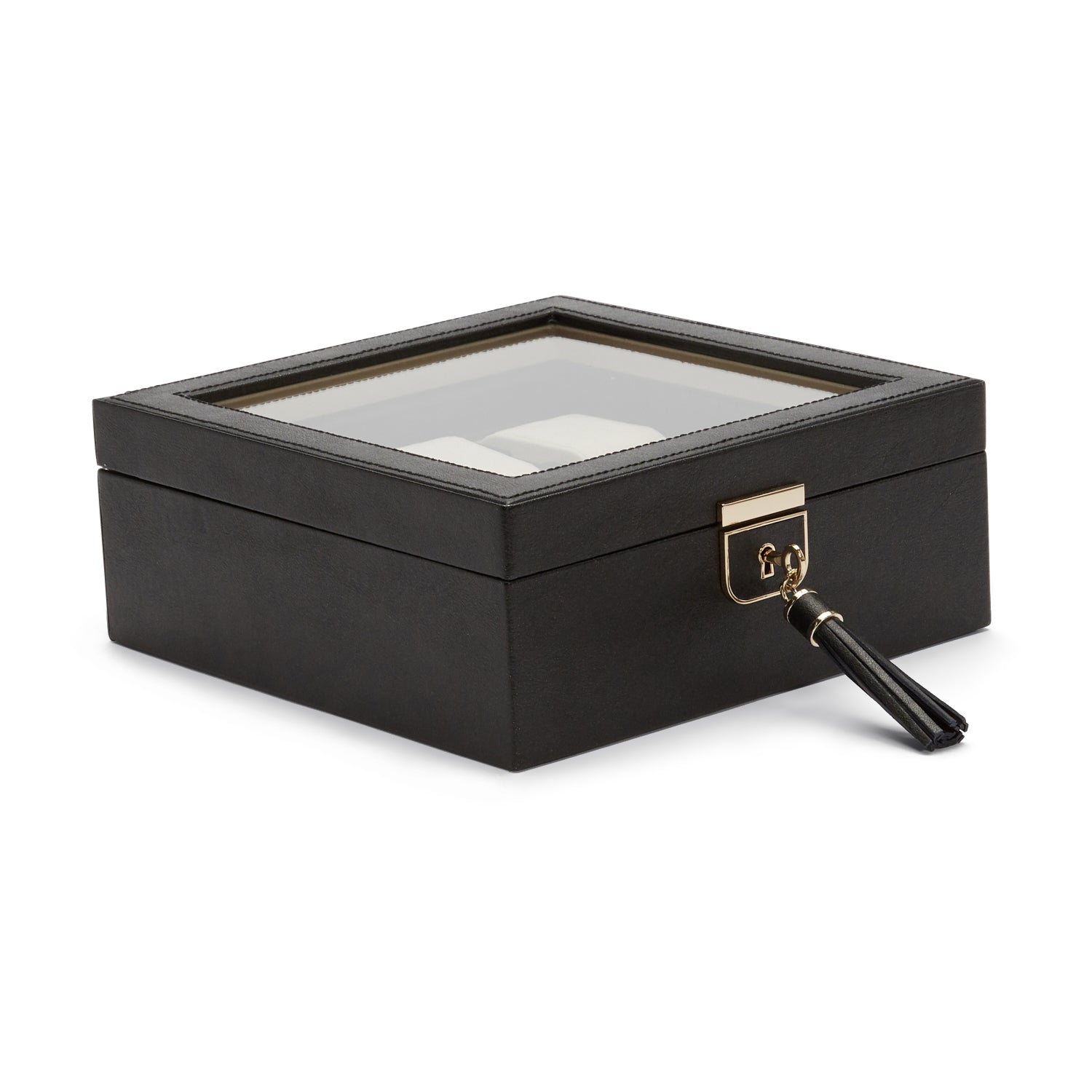 Wolf Palermo 6 Pc Watch Box Black Anthracite