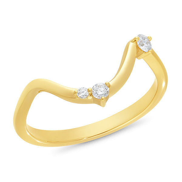 18ct Yellow Gold Lab Grown Diamond Ring