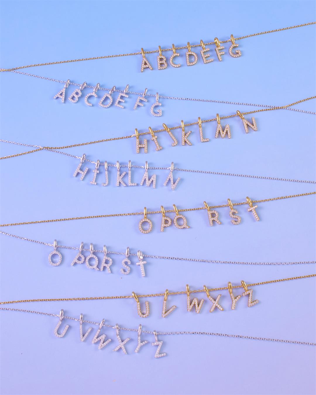 Ania Haie Silver Letter F Initial Necklace