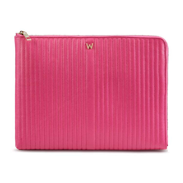 Wolf Mimi Laptop Sleeve Zip + Handle Pink