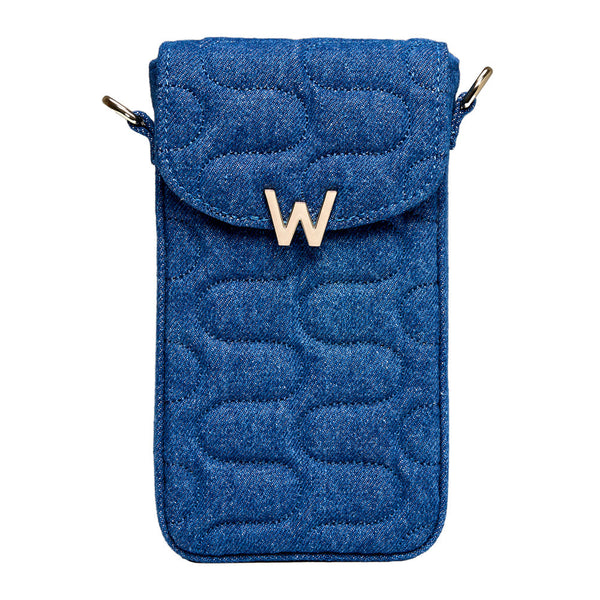 Wolf Mimi Swirl Phone Bag Denim