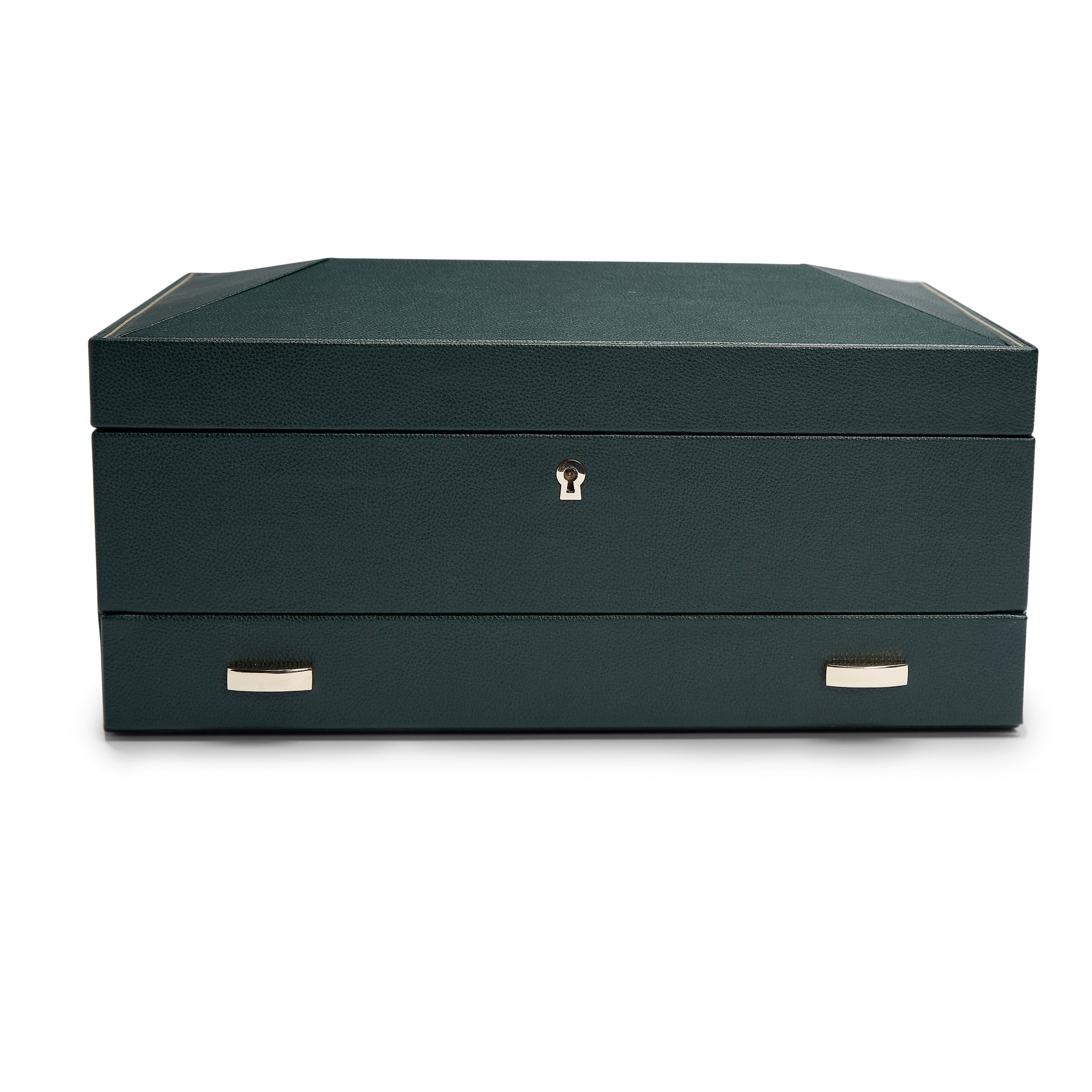 Wolf Brit Racing Green 10P W Draw Watch Box