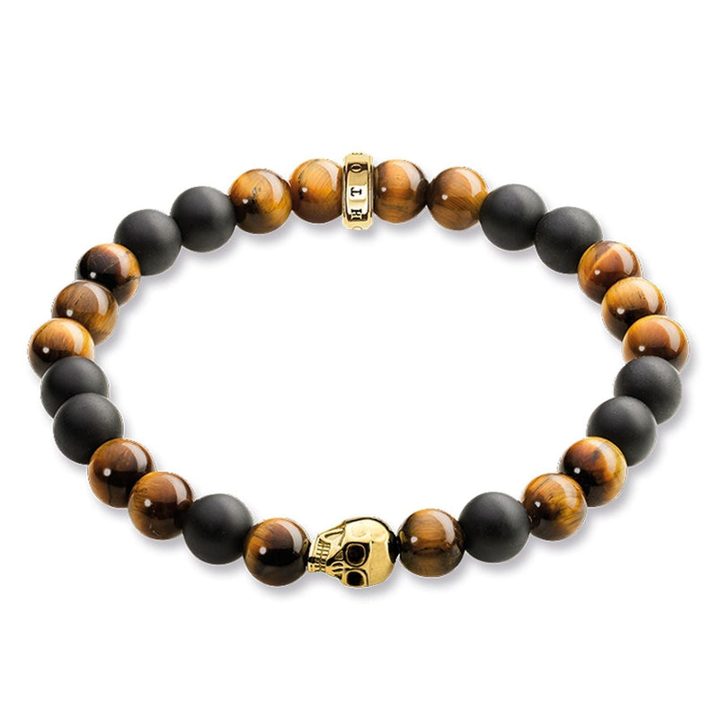 Thomas Sabo Bracelet "Brown Skull"