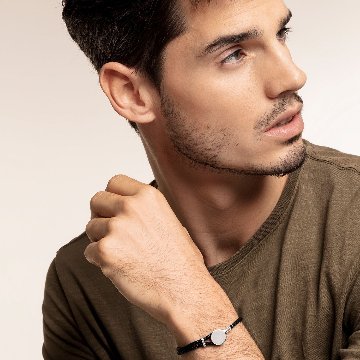 THOMAS SABO Leather Strap "Disc"