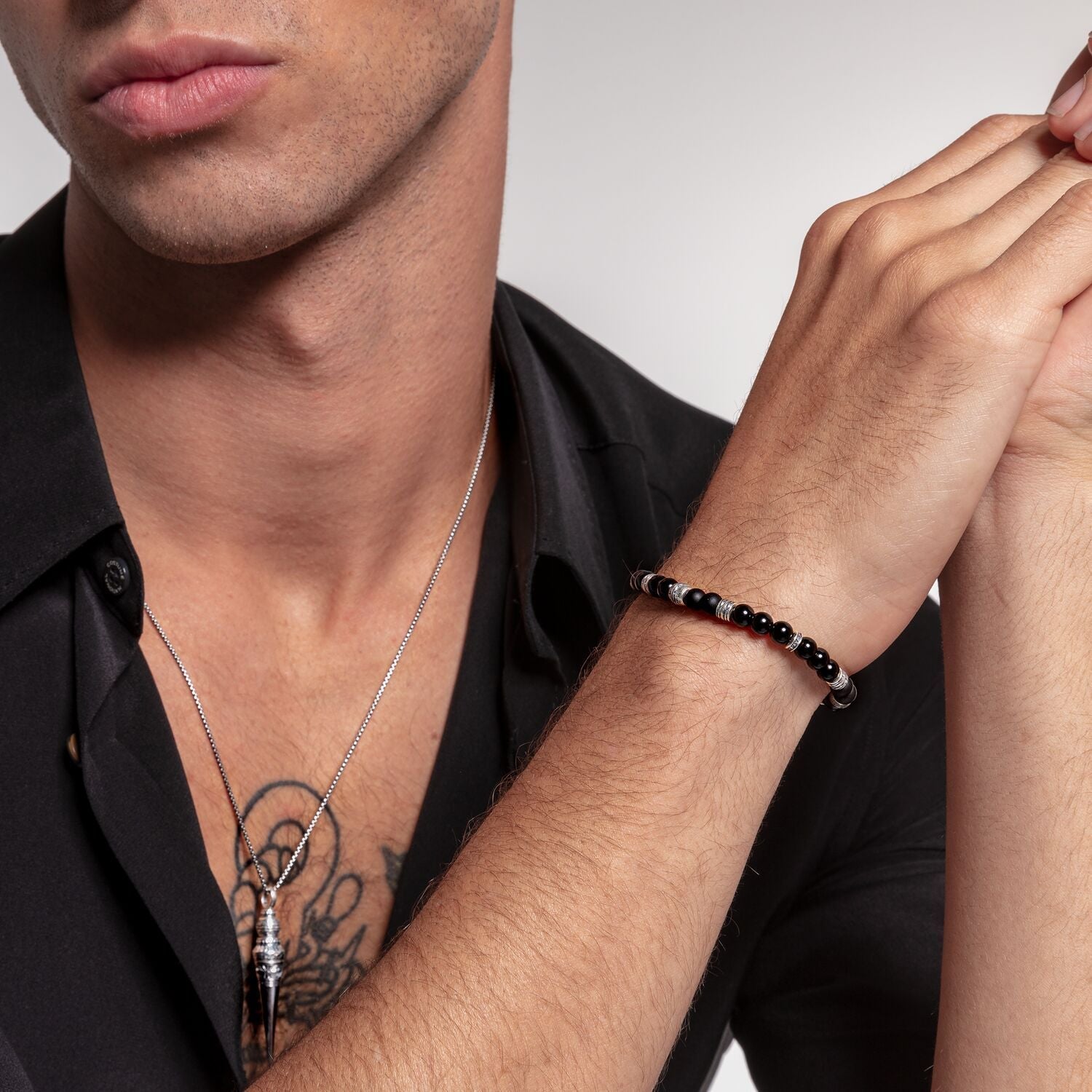 THOMAS SABO Bracelet Lucky Charm, Black