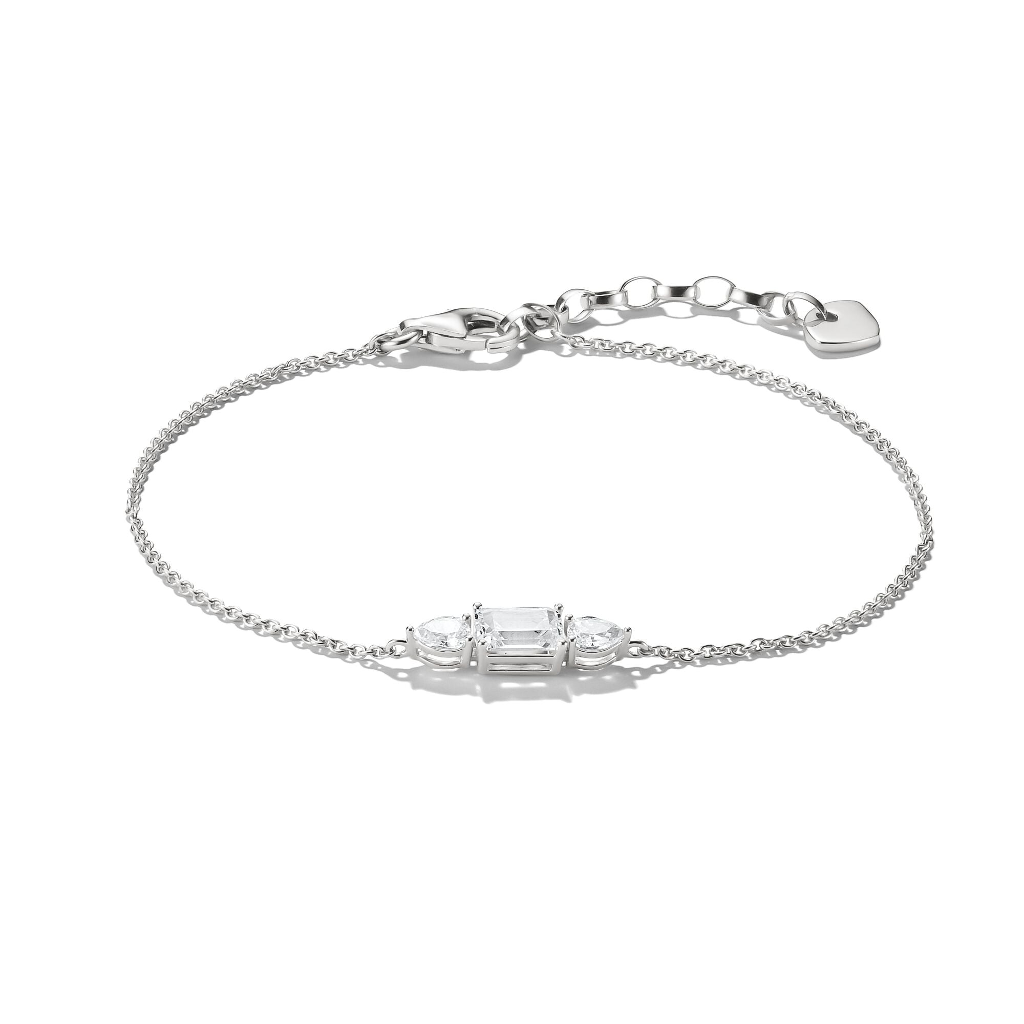 THOMAS SABO Bracelet with Sparkling Zirconia Stones Silver