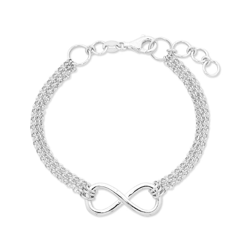 Sterling Silver Infinity Belcher Bracelet