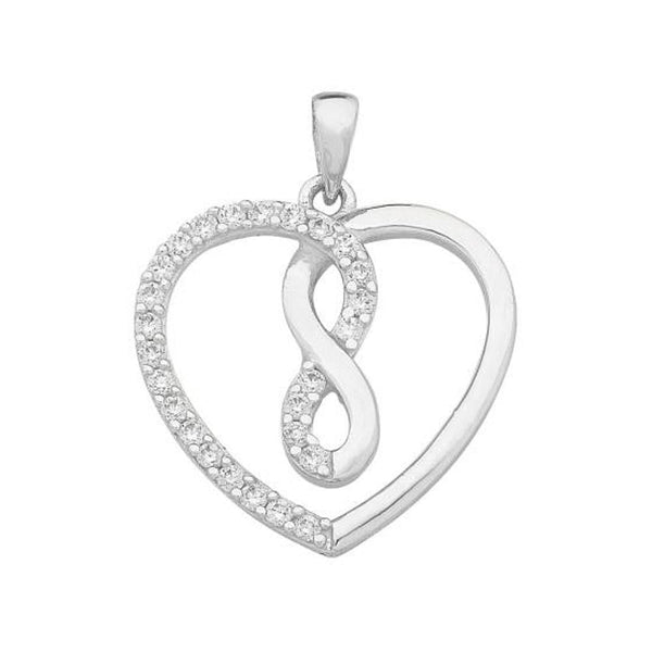 Sterling Silver Cubic Zirconia Pendant