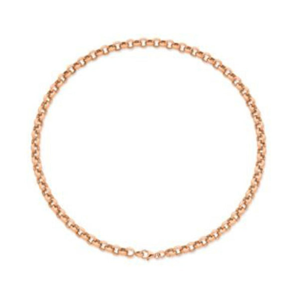 9Ct Rose Gold Silver Filled Chain