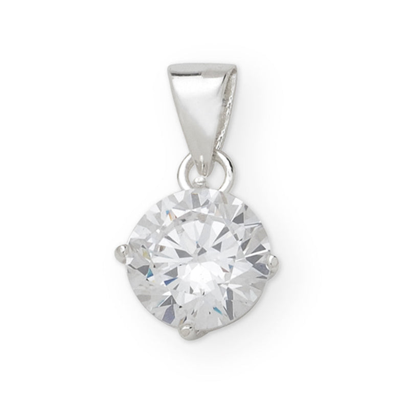 Sterling Silver Cubic Zirconia Pendant