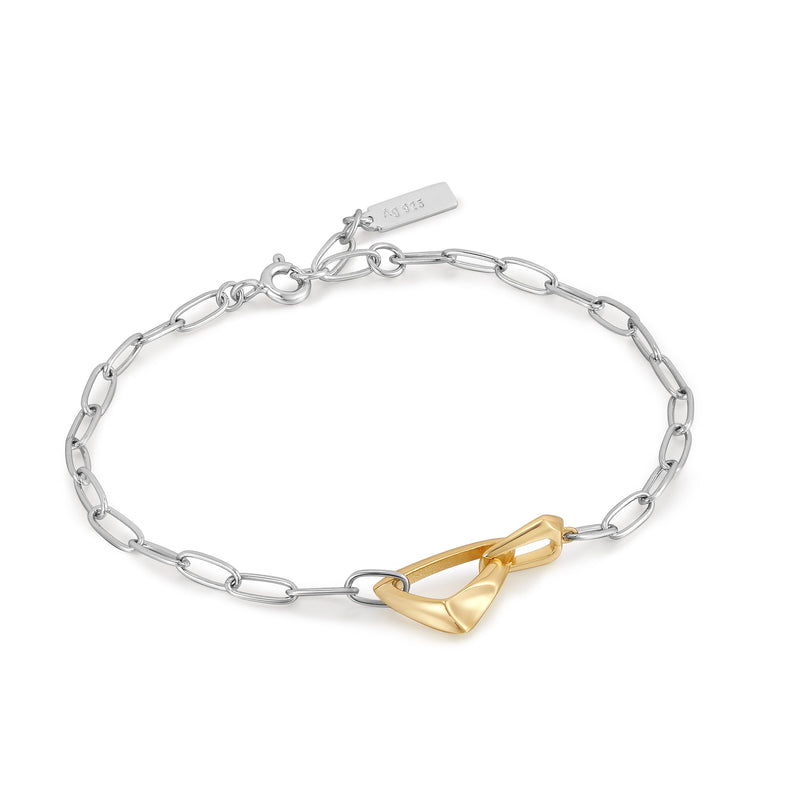 Ania Haie Silver Arrow Link Chunky Chain Bracelet