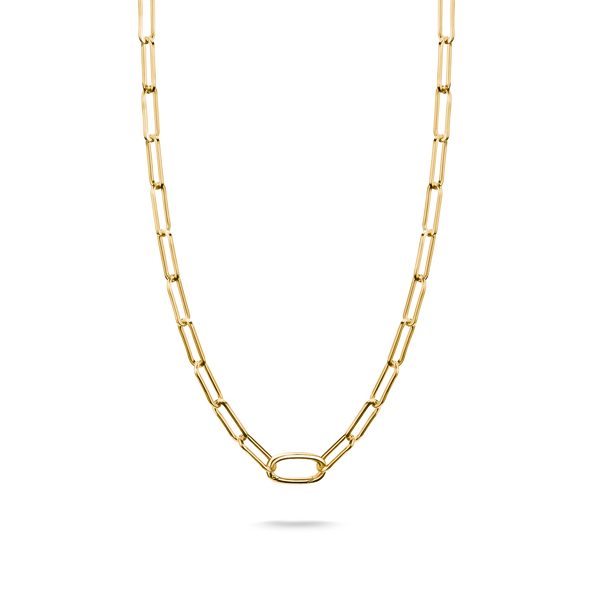 THOMAS SABO Connect Charm necklace paperclip Gold