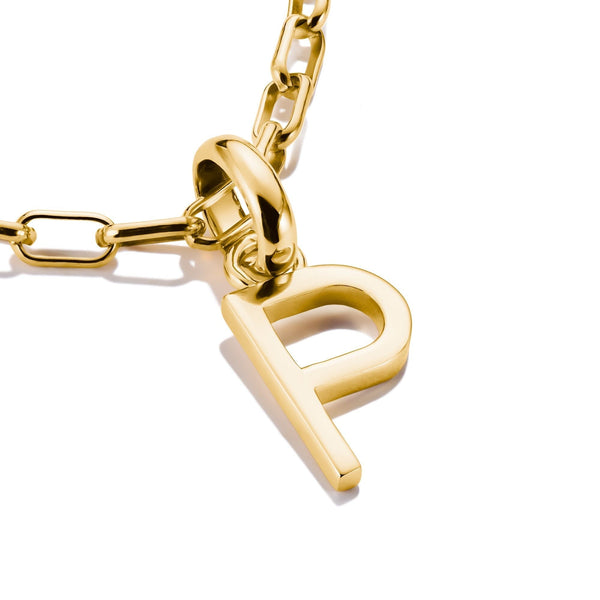 THOMAS SABO Connect Charm letter P Gold