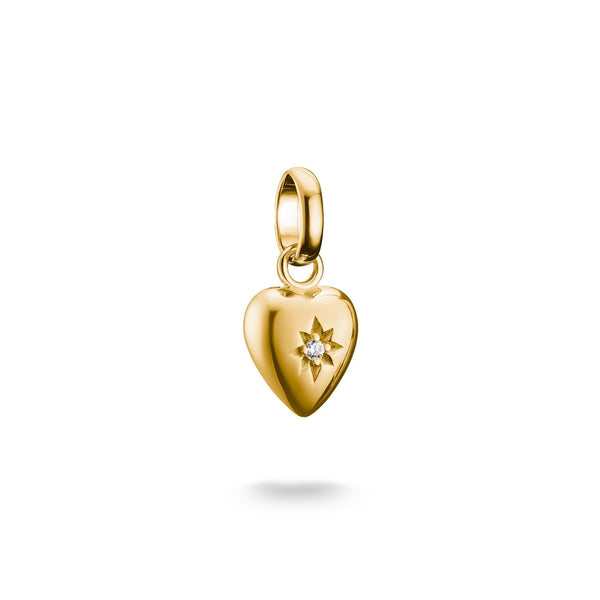THOMAS SABO Connect Charm gold heart with star
