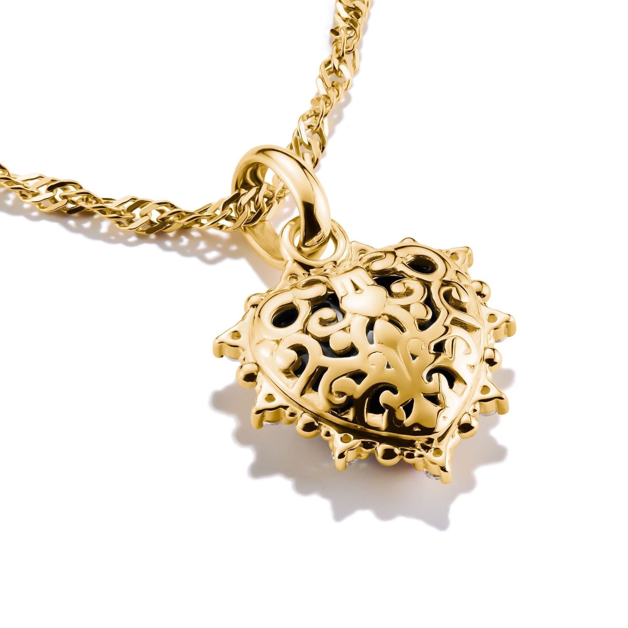 THOMAS SABO Connect Charm black vintage heart Gold