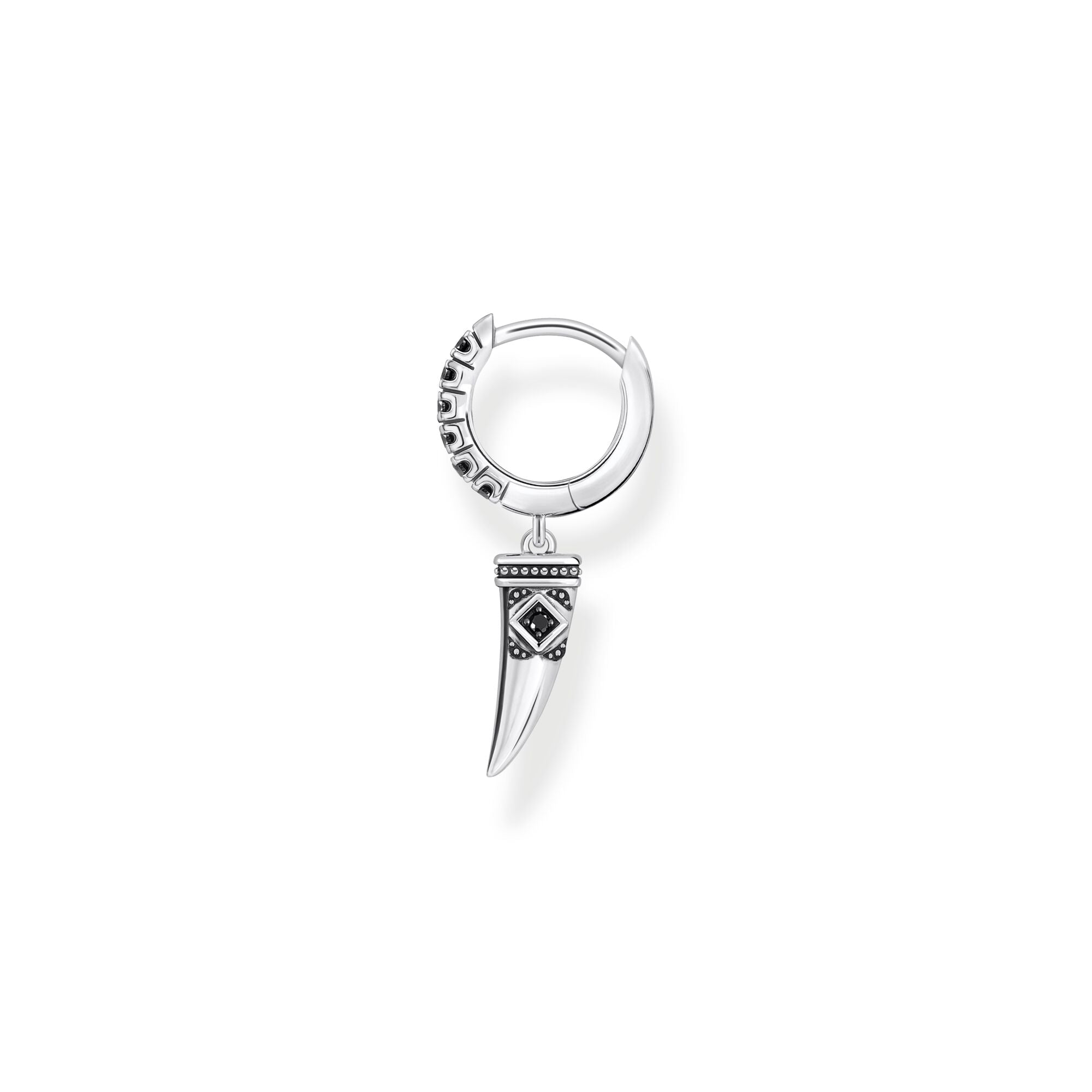 THOMAS SABO Single Hoop Earring with Wolf's Tooth