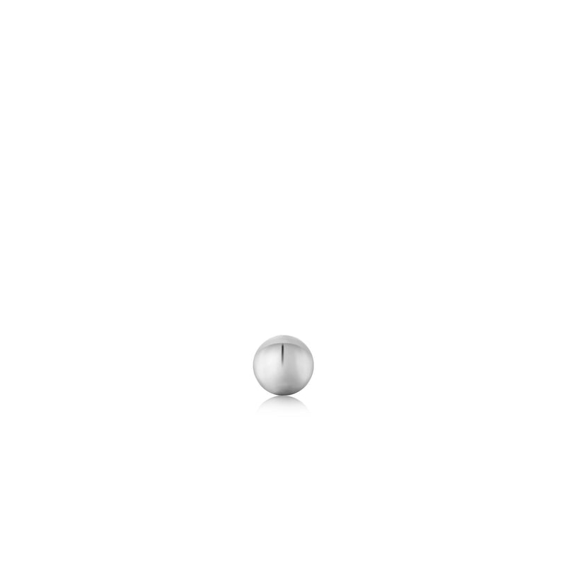 Ania Haie Mini Sphere Barbell Silver Single Earring