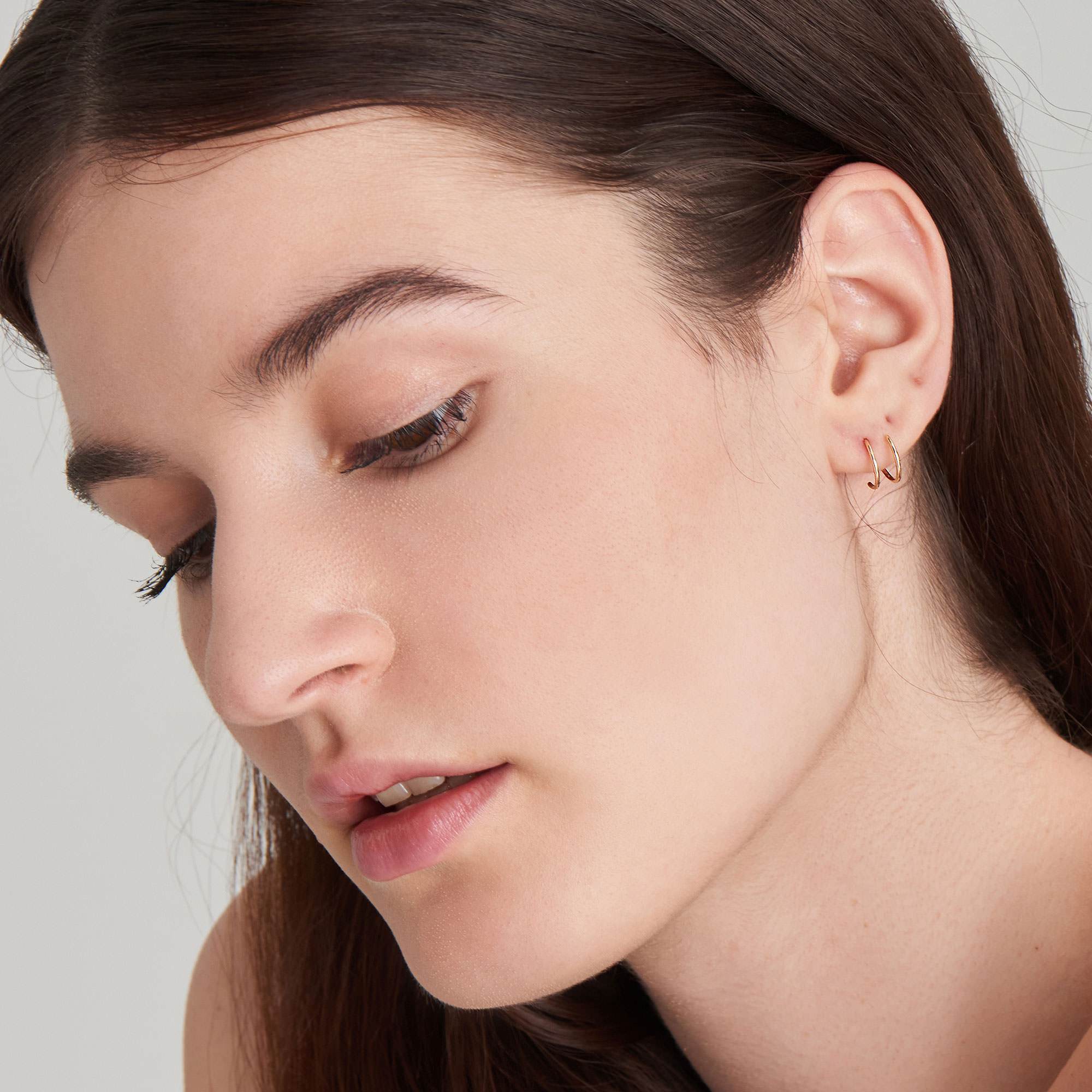 Ania Haie 14ct Gold Twist Earrings