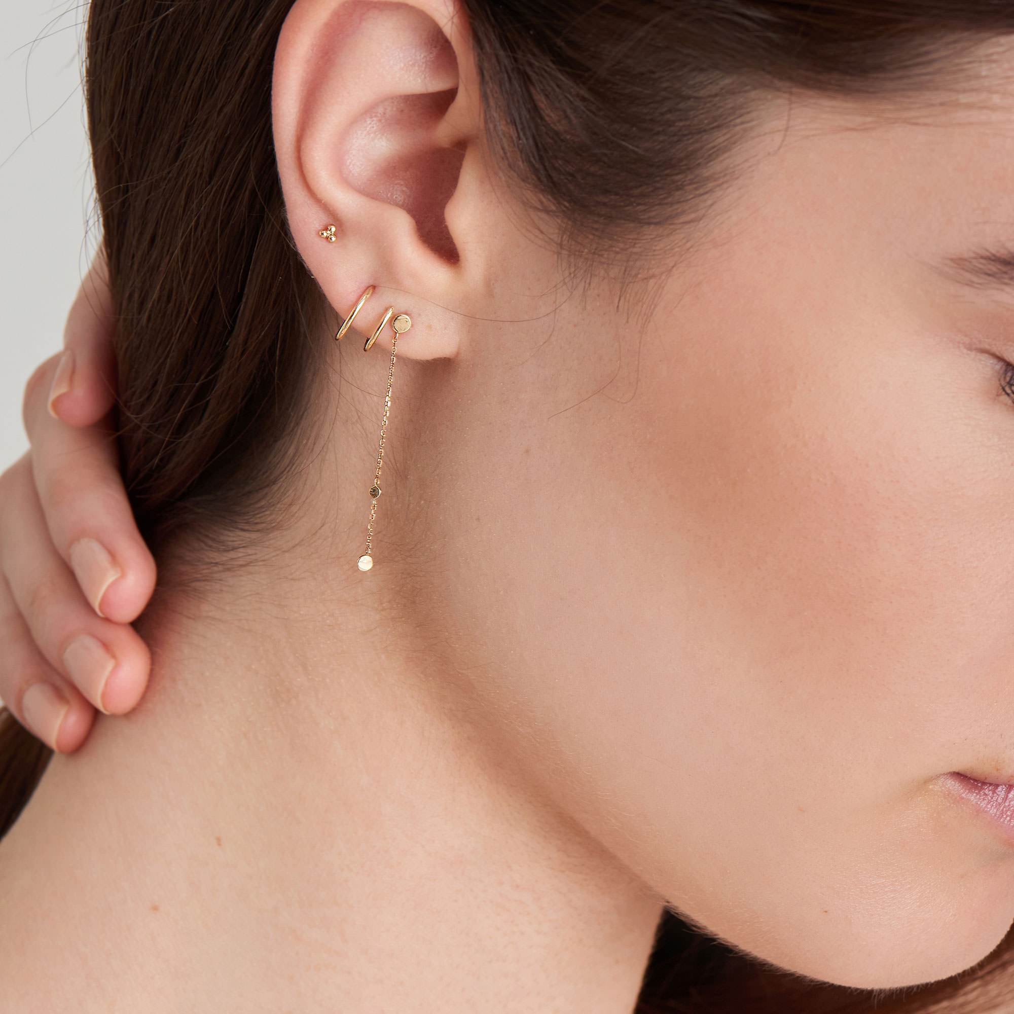 Ania Haie 14ct Gold Twist Earrings