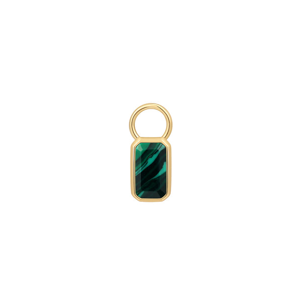 Ania Haie Gold Faceted Green Earring Charm