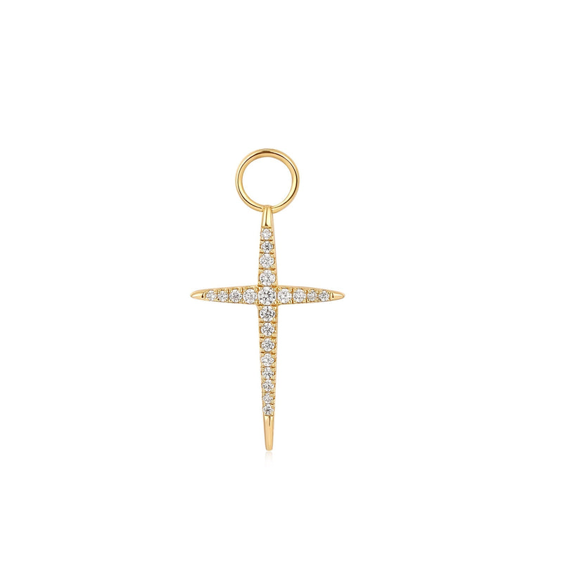 Ania Haie Gold Cross Earring Charm