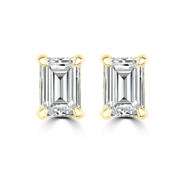 0.20ct HI I1 Diamond Earrings in 9ct Yellow Gold