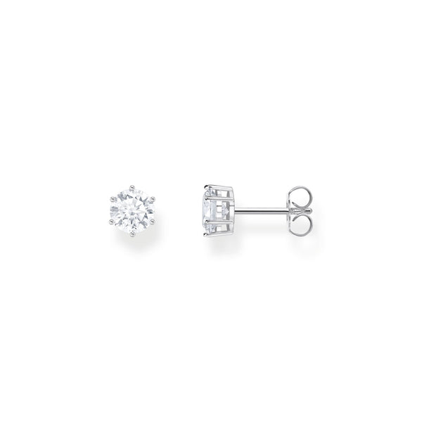 THOMAS SABO Ear studs with white zirconia in brilliant cut