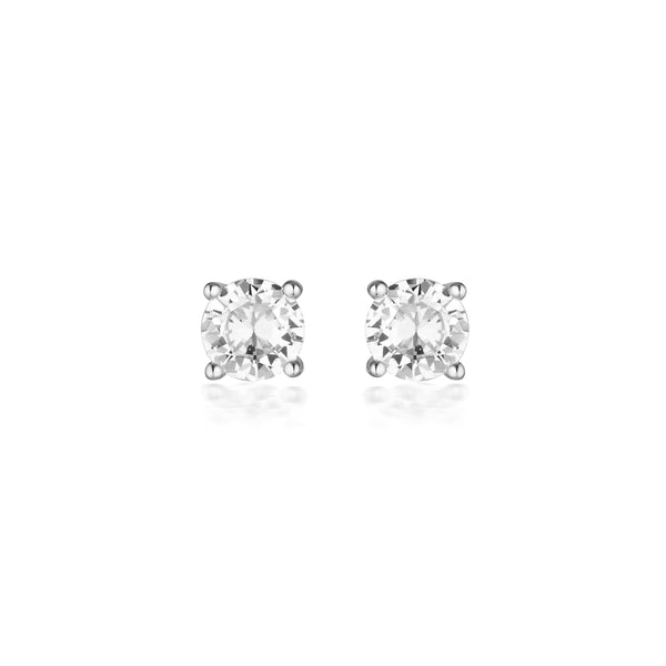 Georgini Moissanite Studs 1.00ct in 9ct White Gold