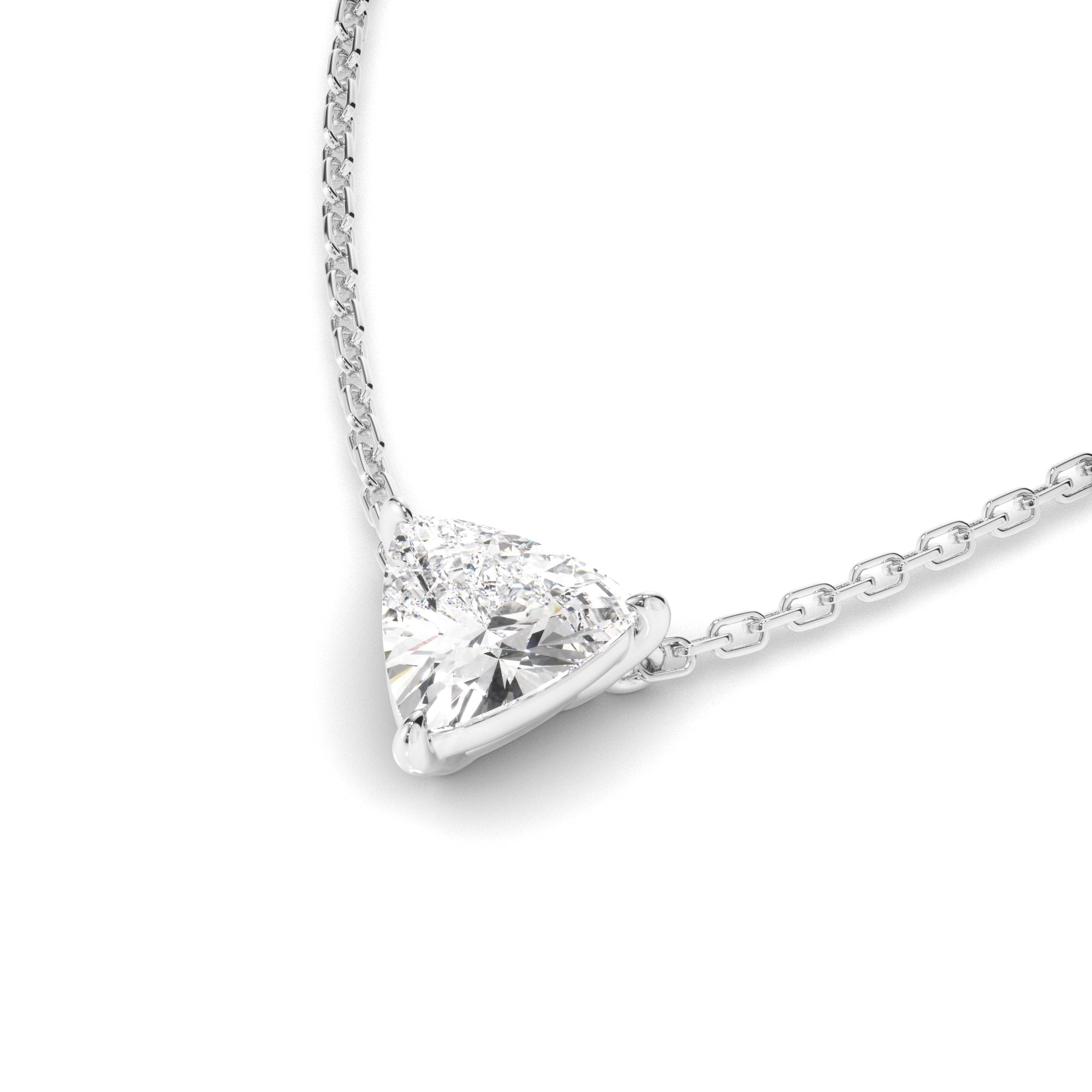 Trilliant Cut Diamond Necklet