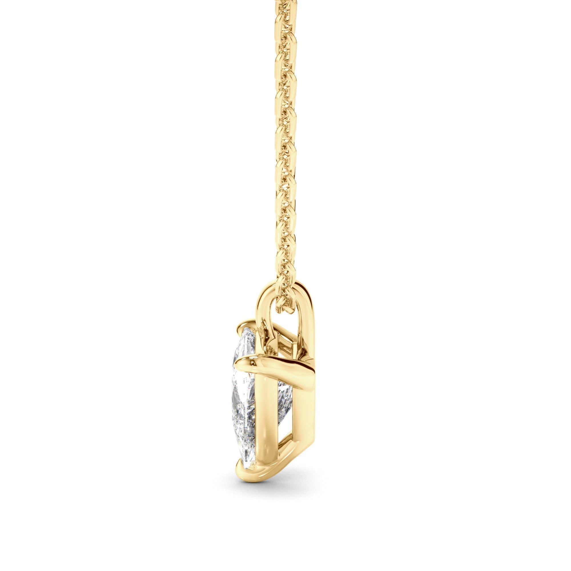 Trilliant Cut Diamond Pendant