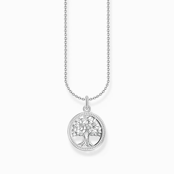 THOMAS SABO Necklace with tree of love pendant and white zirconia