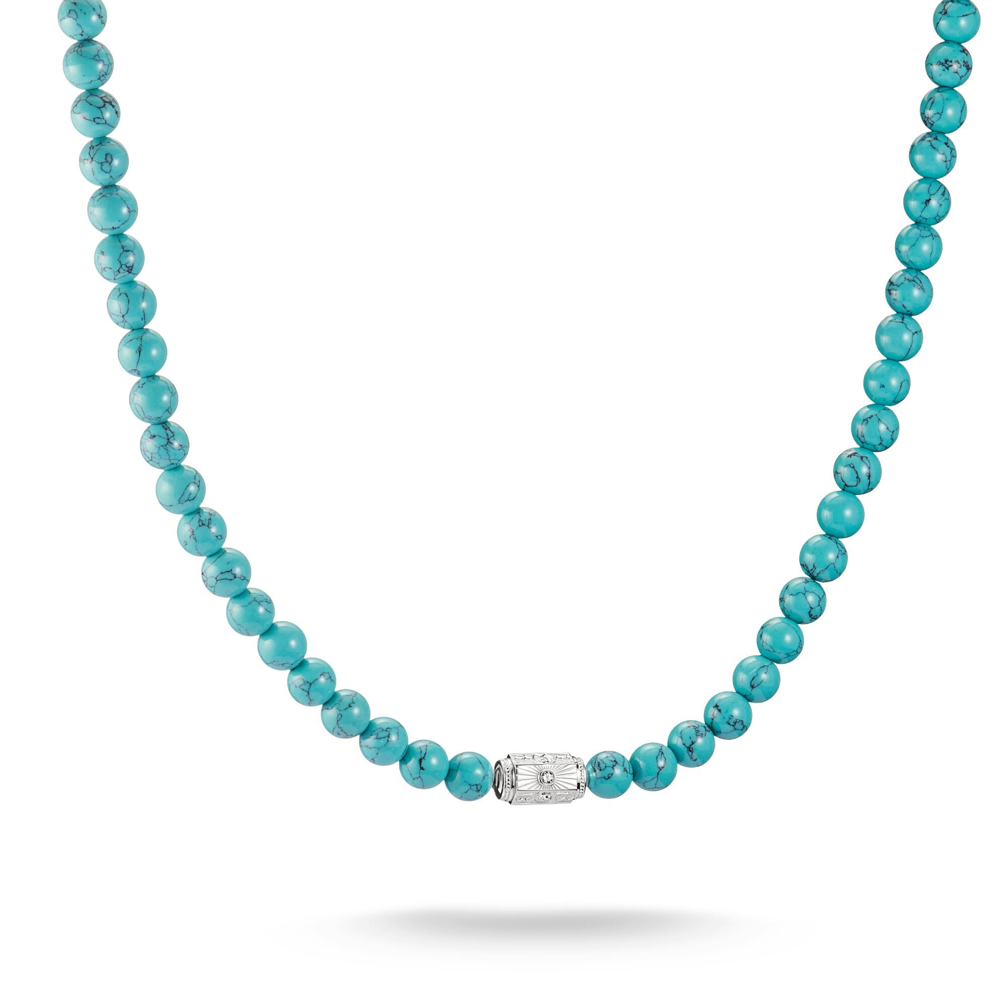 THOMAS SABO Necklace with Imitation Turquoise Beads