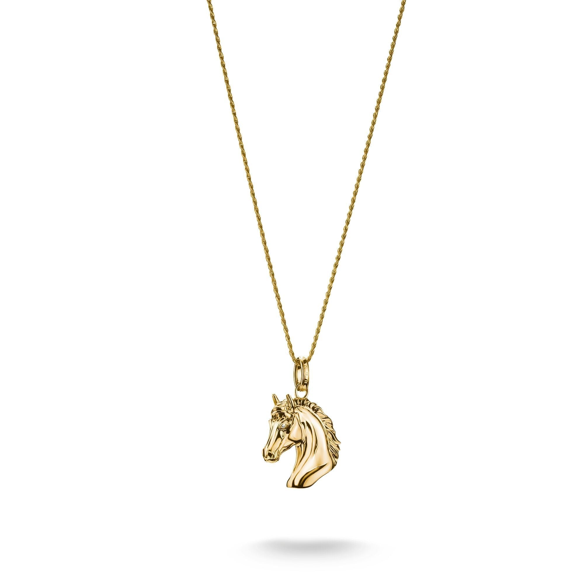 THOMAS SABO Horse Head Necklace with Zirconia