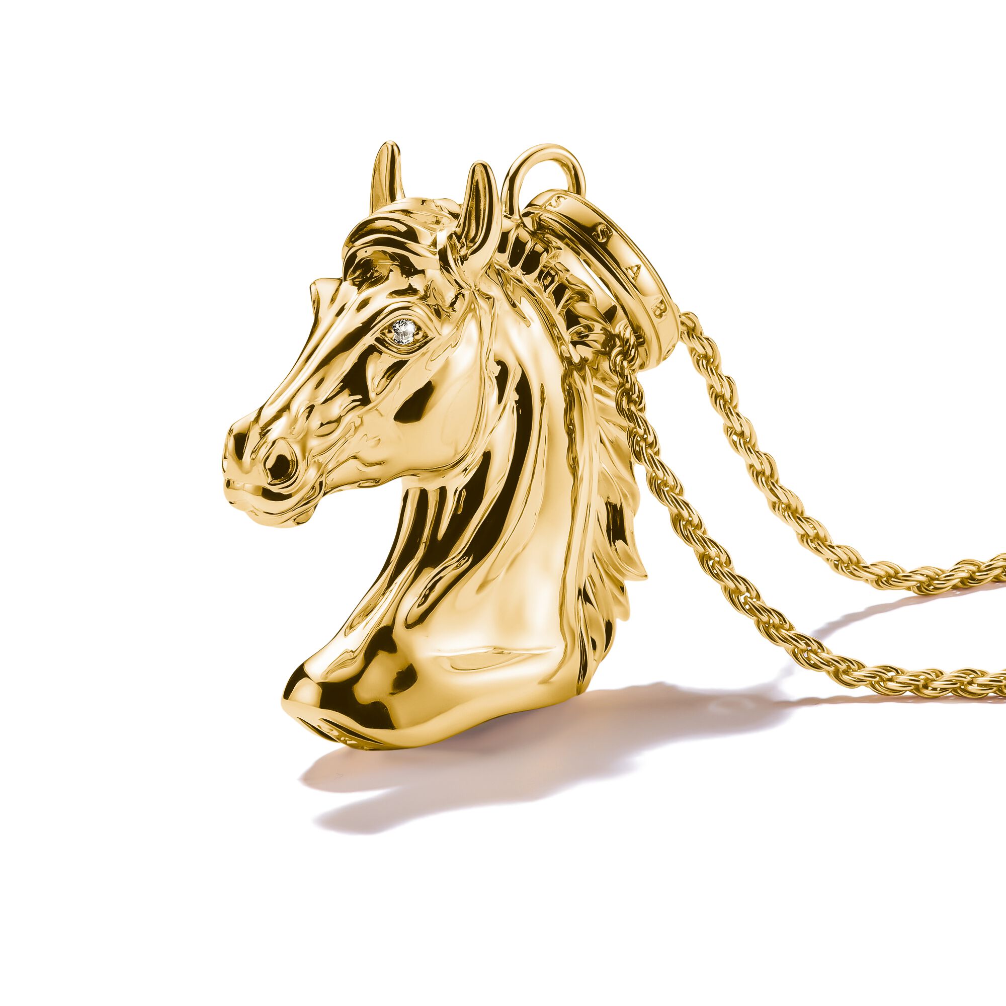 THOMAS SABO Horse Head Necklace with Zirconia