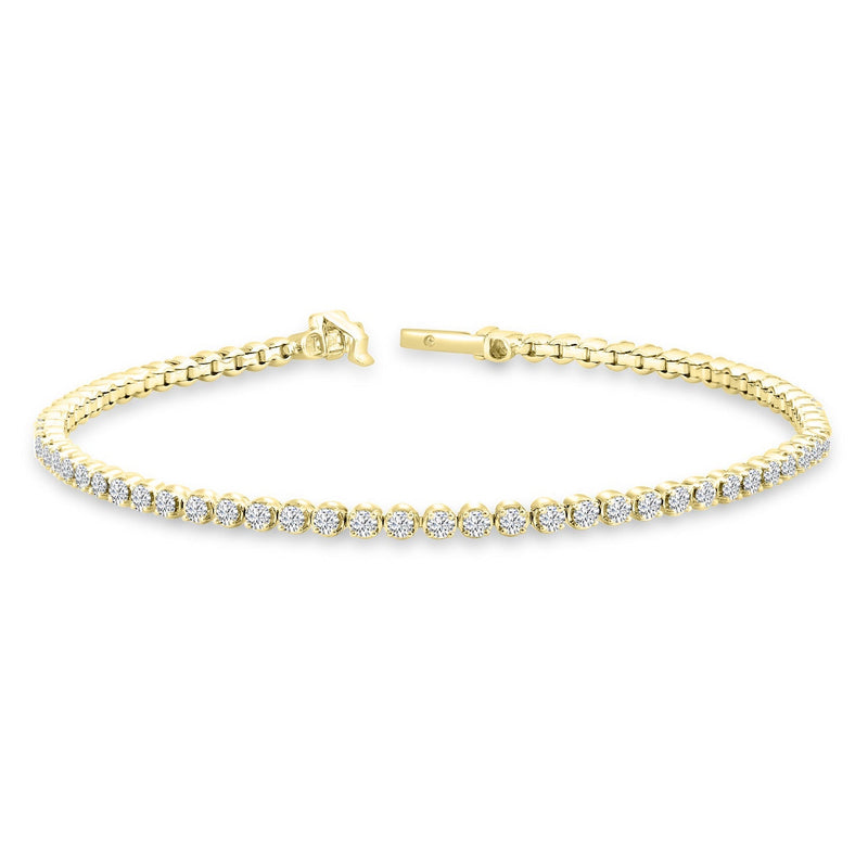 3.00ct Lab Grown Diamond Bracelet in 18ct Yellow Gold