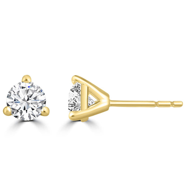 2.00ct Lab Grown Diamond Earrings in 18ct Yellow Gold