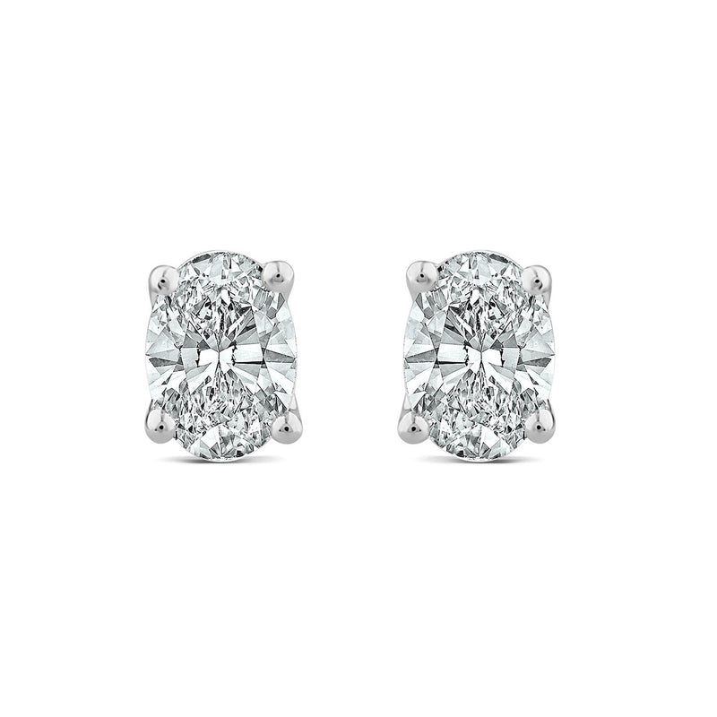 1.40ct Lab Grown Diamond Stud Earrings in 18ct White Gold