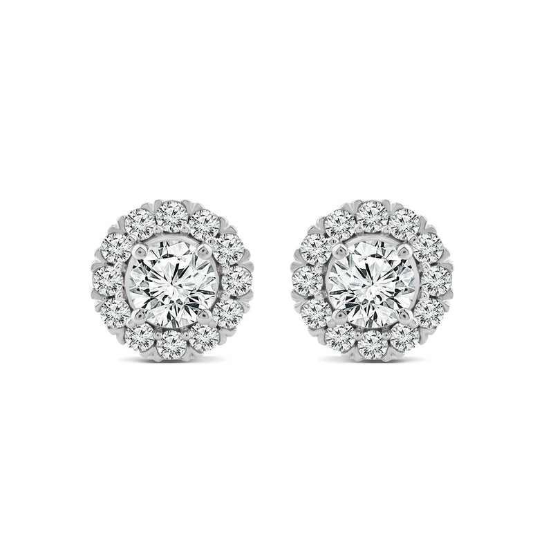 1.50ct Lab Grown Diamond Stud Earrings in 18ct White Gold