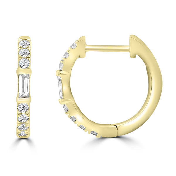 1.00ct Lab Grown Diamond Earrings in 18ct Yellow Gold