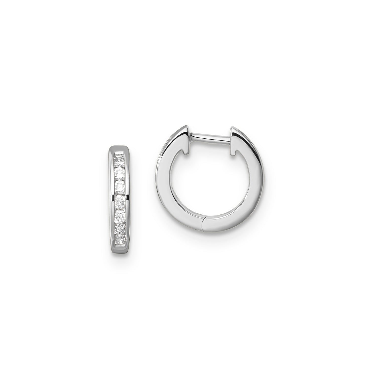 0.10ct Lab Grown Diamond Earrings in 9ct White Gold