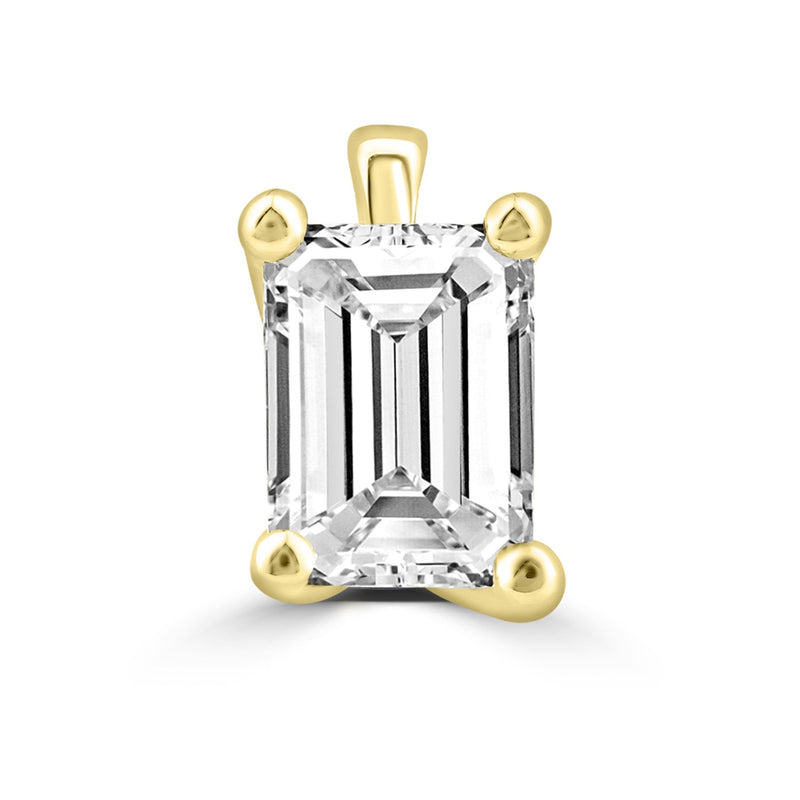 1.00ct Lab Grown Diamond Pendant in 18ct Yellow Gold