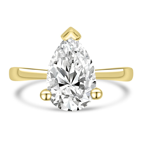 1.00ct Lab Grown Diamond Ring in 18ct Yellow Gold