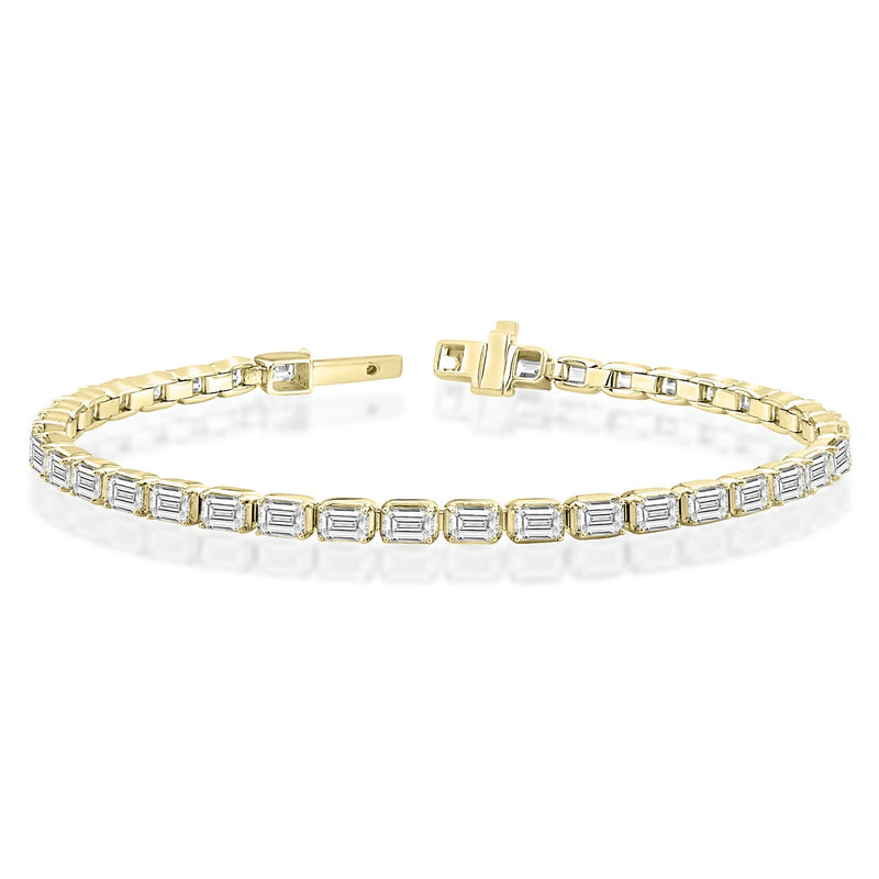 7.25ct Lab Grown Diamond Bracelet in 18ct Yellow Gold