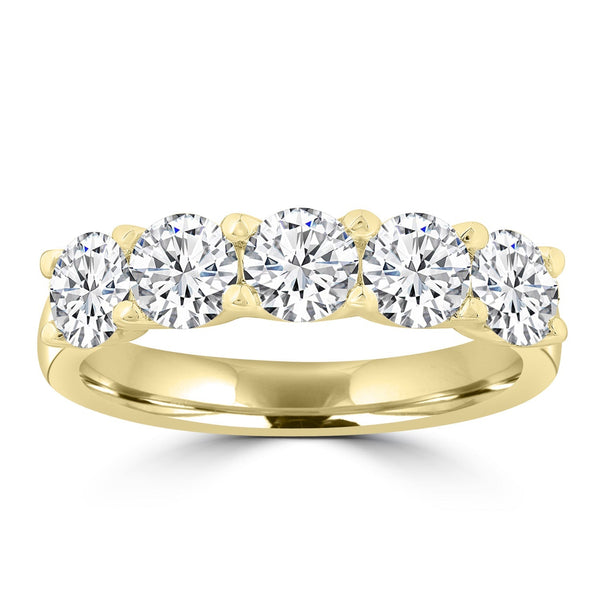 1.25ct Lab Grown Diamond Ring in 18ct Yellow Gold