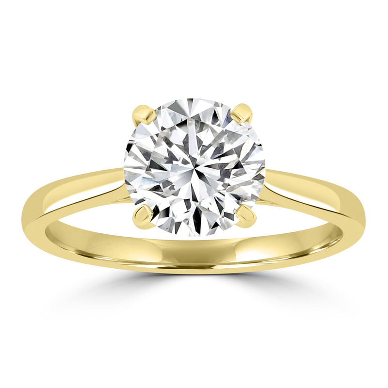 2.00ct Lab Grown Diamond Ring in 18ct Yellow Gold