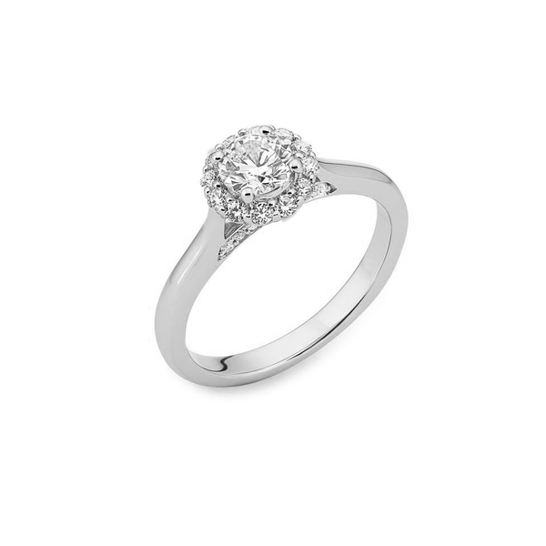 18ct White Gold 0.78ct Diamond Ring