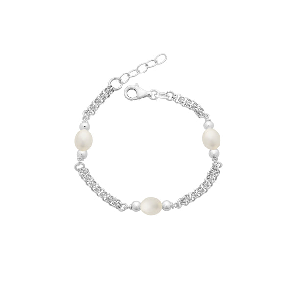 Sterling Silver Freshwater Pearl Bracelet