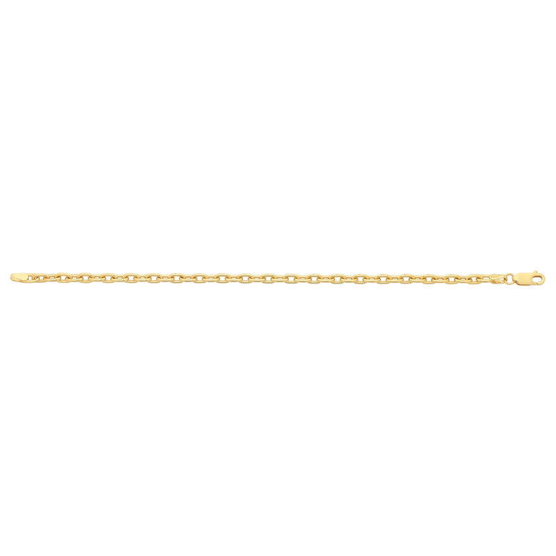 9ct Gold Silver Filled 19cm Bracelet